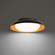 Taurus LED Flush Mount in Black/Gold (34|FM49118BKGO)