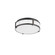 Constantine LED Flush Mount in Black (34|FM27214BK)