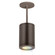 Tube Arch LED Pendant in Bronze (34|DSPD05SCCBZ)