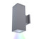 Cube Arch LED Wall Light in Graphite (34|DCWD05FCCCGH)