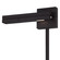 Flip LED Swing Arm Wall Lamp in Black (34|BL1021LBK)