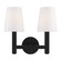 Logan Two Light Vanity in Aged Iron (454|TV1122AI)