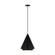 Stanza One Light Pendant in Midnight Black (454|TP1231MBKBBS)