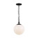 Capri One Light Pendant in Aged Iron (454|TP1041AI)