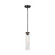 Angelo One Light Pendant in Distressed Weathered Oak / Slate Grey Metal (454|P1510DWKSGM)