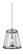 Harrow One Light Pendant in Polished Nickel (454|P1289PN)