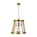 Harrow Three Light Pendant in Burnished Brass (454|P1288BBS)