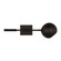 Chaumont One Light Wall Sconce in Aged Iron (454|LXW1001AI)