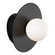 Nodes One Light Wall Sconce in Midnight Black (454|KW1041MBK)