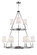 Lismore Nine Light Chandelier in Polished Nickel (454|F293736PN)