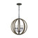 Allier Four Light Pendant in Weathered Oak Wood / Antique Forged Iron (454|F29354WOWAF)