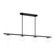 Lune Four Light Linear Chandelier in Aged Iron (454|EC1264AI)
