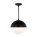 Hyde One Light Pendant in Midnight Black (454|DJP1031MBK)