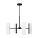 Capalino Eight Light Chandelier in Midnight Black (454|DJC1058MBK)