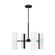 Capalino Eight Light Chandelier in Midnight Black (454|DJC1048MBK)