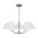 Burke Five Light Chandelier in Brushed Steel (454|DJC1005BS)