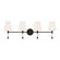 Hanover Four Light Bath Vanity in Aged Iron (454|CV1054AI)