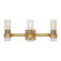 Geneva Three Light Vanity in Burnished Brass (454|CV1023BBS)