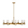 Geneva Eight Light Chandelier in Burnished Brass (454|CC16810BBS)