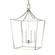 Southold Four Light Lantern in Polished Nickel (454|CC1014PN)