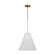 Remy One Light Pendant in Burnished Brass (454|AEP1051BBS)