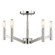 Vector Five Light Semi-Flush Mount in Brushed Nickel (454|7724305962)