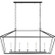 Dianna Five Light Linear Chandelier in Midnight Black (454|6692605EN112)