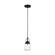 Anders One Light Pendant in Midnight Black (454|6544701112)