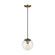 Leo H.G. One Light Pendant in Satin Brass (454|6501801EN7848)