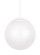 Leo - Hanging Globe LED Pendant in White (454|602293S15)
