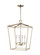 Dianna Four Light Lantern in Satin Brass (454|5392604EN848)