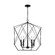 Zarra Five Light Pendant in Midnight Black (454|5334105112)