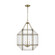 Morrison Three Light Lantern in Satin Brass (454|5279403848)
