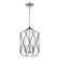 Zarra Three Light Lantern in Satin Brass (454|5234103EN848)