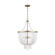 Jackie Four Light Pendant in Satin Brass (454|5180704EN848)