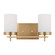 Zire Two Light Bath in Satin Brass (454|4490302EN3848)