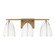 Norman Three Light Wall / Bath in Satin Brass (454|4451803EN3848)