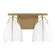 Norman Two Light Wall / Bath in Satin Brass (454|4451802EN3848)