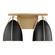 Norman Two Light Wall / Bath in Satin Brass (454|4451702EN3848)