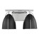 Norman Two Light Wall / Bath in Chrome (454|4451702EN305)