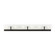 Syll Six Light Wall / Bath in Midnight Black (454|4430806EN112)