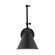 Salem One Light Wall Sconce in Midnight Black (454|4298101112)