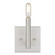 Vector One Light Wall / Bath Sconce in Brushed Nickel (454|4124301962)