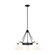 Clark Five Light Chandelier in Midnight Black (454|3190505EN3112)