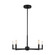Fullton Five Light Chandelier in Midnight Black (454|3164205112)