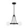 Clybourn Three Light Chandelier in Midnight Black (454|3161603112)