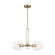 Codyn Five Light Chandelier in Satin Brass (454|3155705848)