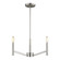 Vector Three Light Chandelier in Brushed Nickel (454|3124303962)