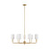 Foxdale LED Chandelier in Satin Brass (454|3109309EN848)