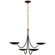 Keira LED Chandelier in Bronze and Hand-Rubbed Antique Brass (268|TOB5780BZHAB)